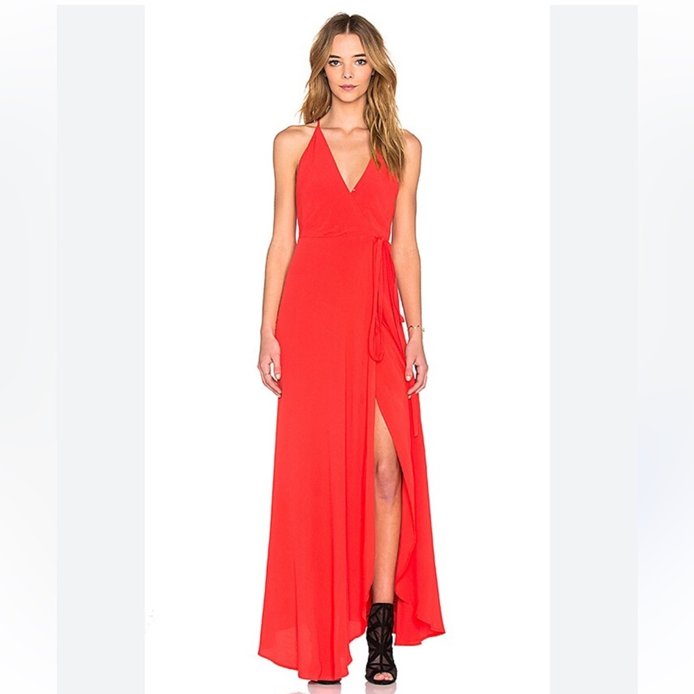 Revolve Yumi Kim Rush Hour Maxi Dress in Red Size Medium